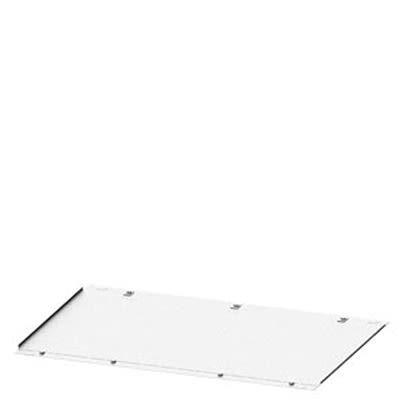 Siemens 8PQ2300 Series Sheet Steel Roof Plate, 2mm H, 850mm W, 600mm L for Use with SIVACON S4 [8PQ2300-6BA12]; 621-319