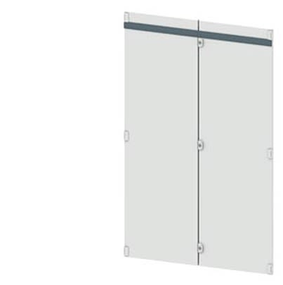 Siemens 8PQ2197 Series Lockable Sheet Steel RAL 7035 Double Door, 2000mm H, 1.2m W, 25mm D for Use with SIVACON S4 [8PQ2197-2BA10]; 621-363