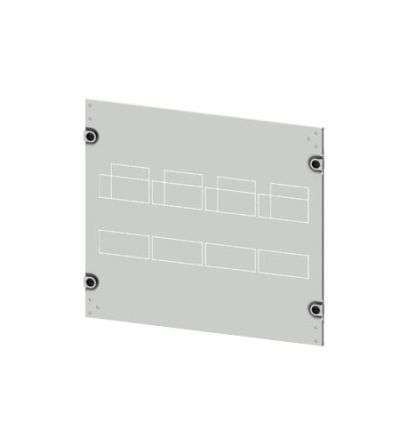 Siemens 8PQ2045 Series Sheet Steel Cover, 450mm H, 600mm W, 10mm L for Use with Cabinet [8PQ2045-6BA10]; 621-438