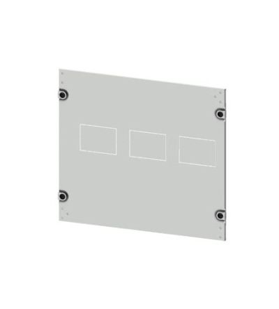 Siemens 8PQ2045 Series Sheet Steel Cover, 450mm H, 600mm W, 10mm L for Use with Cabinet [8PQ2045-6BA13]; 621-439