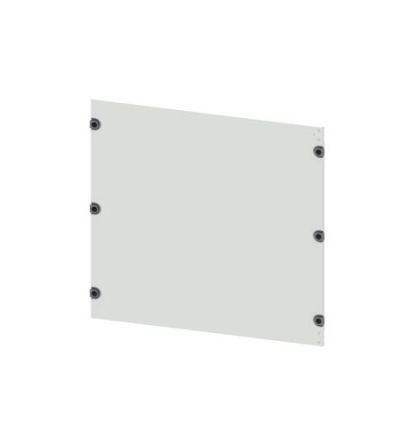 Siemens 8PQ2065 Series Sheet Steel Cover, 650mm H, 800mm W, 10mm L for Use with Sivacon S4 [8PQ2065-8BA01]; 621-487