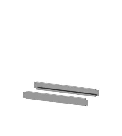 Siemens 8PQ1011 Series Grey Sheet Steel Modular Panel, 100mm H, 1m W, 25mm D, for Use with Sivacon S4 [8PQ1011-1BA01]; 621-500
