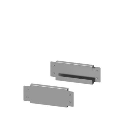 Siemens 8PQ1014 Series Grey Sheet Steel Modular Panel, 100mm H, 400mm W, 25mm D, for Use with Standard Frame [8PQ1014-0BA02]; 621-501