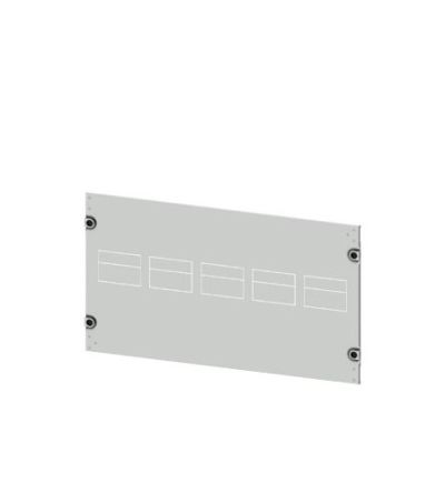 Siemens 8PQ2040 Series Sheet Steel Cover, 400mm H, 800mm W, 10mm L for Use with Cabinet [8PQ2040-8BA23]; 621-529