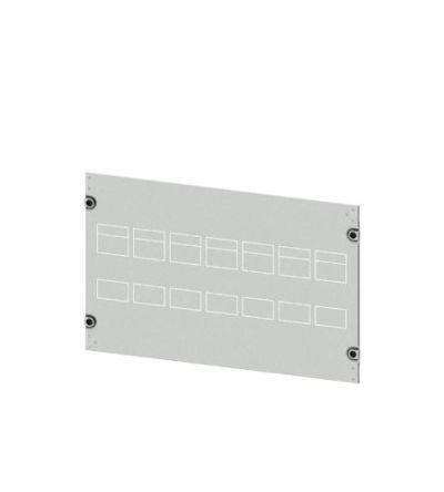 Siemens 8PQ2045 Series Sheet Steel Cover, 450mm H, 800mm W, 10mm L for Use with Cabinet [8PQ2045-8BA08]; 621-535