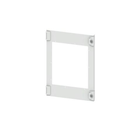 Siemens 8PQ2055 Series Sheet Steel RAL 7035 Module Door, 550mm H, 400mm W, 25mm D for Use with Sivacon S4 [8PQ2055-4BA12]; 621-544