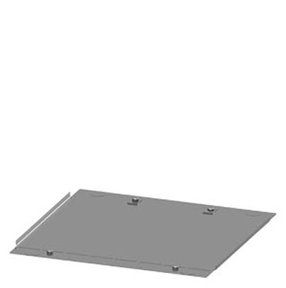 Siemens 8PQ2304 Series Sheet Steel Roof Plate, 2mm H, 400mm W, 400mm L for Use with SIVACON S4 [8PQ2304-4BA01]; 621-585