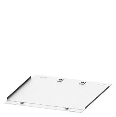 Siemens 8PQ2300 Series Sheet Steel Roof Plate, 2mm H, 350mm W, 400mm L for Use with SIVACON S4 [8PQ2300-4BA04]; 621-620
