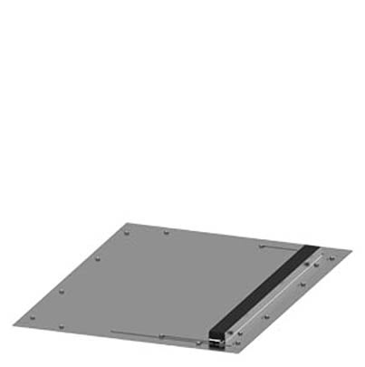 Siemens 8PQ2308 Series Sheet Steel Roof Plate, 26mm H, 800mm W, 600mm L for Use with SIVACON S4 [8PQ2308-6BA03]; 621-730