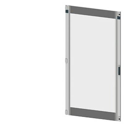 Siemens 8PQ2197 Series Lockable Sheet Steel RAL 7035 Transparent Door, 2000mm H, 1m W, 25mm D for Use with SIVACON S4 [8PQ2197-1BA11]; 621-745