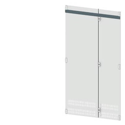 Siemens 8PQ2197 Series Lockable Sheet Steel RAL 7035 Double Door, 2000mm H, 1m W, 25mm D for Use with SIVACON S4 [8PQ2197-1BA14]; 621-746