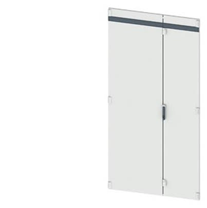 Siemens 8PQ2197 Series Lockable Sheet Steel RAL 7035 Double Door, 2000mm H, 1.2m W, 25mm D for Use with SIVACON S4 [8PQ2197-2BA12]; 621-747