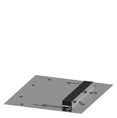 Siemens 8PQ2300 Series Sheet Steel Roof Plate, 26mm H, 350mm W, 400mm L for Use with SIVACON S4 [8PQ2300-4BA14]; 621-760
