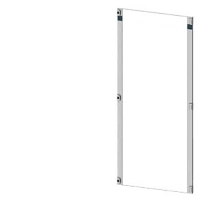 Siemens 8PQ2197 Series Lockable Sheet Steel RAL 7035 Transparent Door, 2000mm H, 850mm W for Use with SIVACON S4 [8PQ2197-0BA21]; 621-795