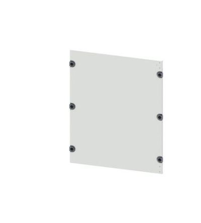 Siemens 8PQ2060 Series Sheet Steel Cover, 600mm H, 600mm W, 10mm L for Use with Cabinet [8PQ2060-6BA01]; 621-840