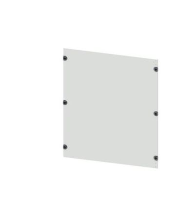 Siemens 8PQ2080 Series Sheet Steel Cover, 800mm H, 600mm W, 10mm L for Use with Cabinet [8PQ2080-6BA01]; 621-854