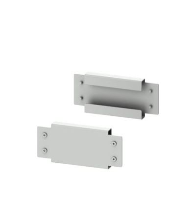 Siemens 8PQ1010 Series Grey Sheet Steel Modular Panel, 100mm H, 350mm W, 25mm D, for Use with Standard Frame [8PQ1010-0BA06]; 621-856