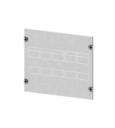 Siemens 8PQ2045 Series Sheet Steel Cover, 450mm H, 600mm W, 10mm L for Use with Cabinet [8PQ2045-6BA08]; 621-879