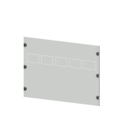 Siemens 8PQ2055 Series Sheet Steel Cover, 550mm H, 800mm W, 10mm L for Use with Cabinet [8PQ2055-8BA13]; 621-931