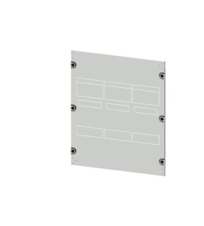 Siemens 8PQ2060 Series Sheet Steel Cover, 600mm H, 600mm W, 10mm L for Use with Cabinet [8PQ2060-6BA25]; 621-933