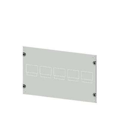 Siemens 8PQ2045 Series Sheet Steel Cover, 450mm H, 800mm W, 10mm L for Use with Cabinet [8PQ2045-8BA11]; 621-981