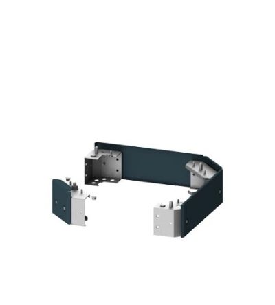 Siemens 8PQ1010 Series RAL 5020 Sheet Steel Base Plate, 100mm H, 400mm W, 400mm L for Use with Cabinet [8PQ1010-0BA04]; 622-014