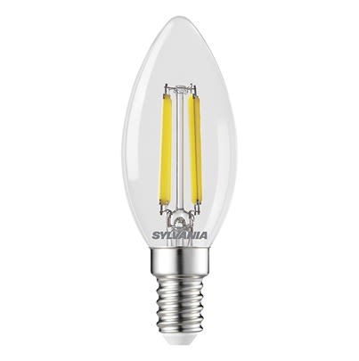 Sylvania ToLEDo Platinum E14 LED Bulbs 2.3 W(40W), 2700K, Warm White, Candle shape [30140]; 622-255