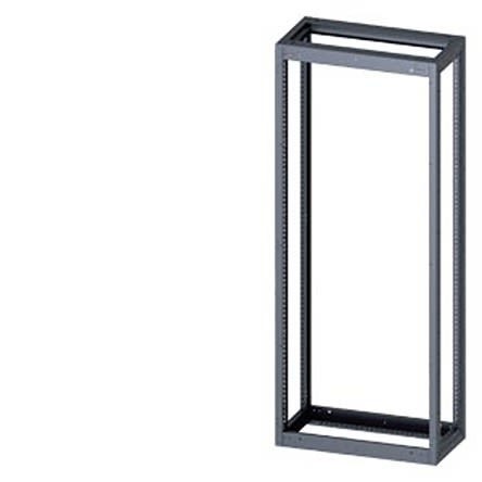 Siemens 8MF1 Series RAL 7035 Steel Support Frame, 2000mm H, 800mm W, 400mm D, 2000mm L For Use With Standard Empty [8MF1084-2GS40]; 622-621