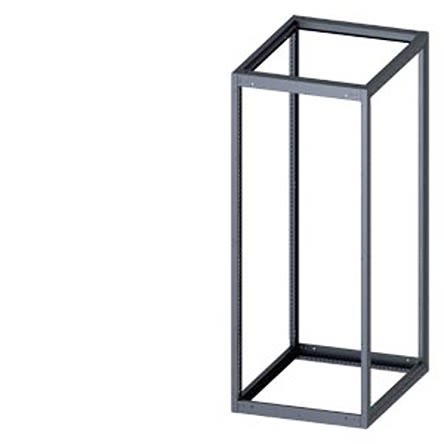 Siemens 8MF1 Series RAL 7035 Steel Support Frame, 2000mm H, 800mm W, 1000mm D, 2000mm L For Use With Standard Empty [8MF1080-2GS40]; 622-702