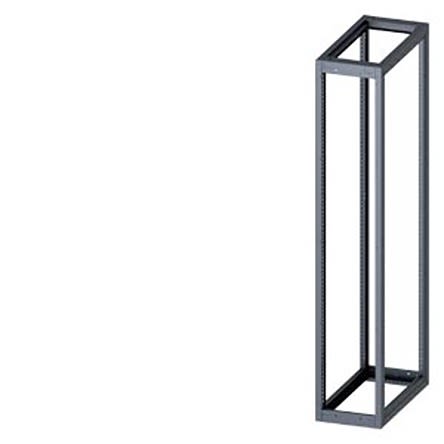 Siemens 8MF1 Series RAL 7035 Steel Support Frame, 2200mm H, 400mm W, 800mm D, 2200mm L For Use With Standard Empty [8MF1248-2GS40]; 622-748