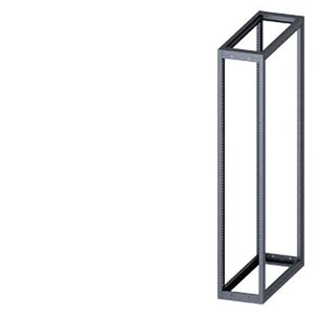 Siemens 8MF1 Series RAL 7035 Steel Support Frame, 2200mm H, 400mm W, 1000mm D, 2200mm L For Use With Standard Empty [8MF1240-2GS40]; 622-771