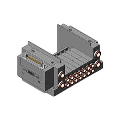SMC SY5000 series 6 station One-Touch Fitting 6 mm Manifold Base for use with Valve, SS5Y5-10F1-06B-C6-NA [SS5Y5-10F1-06B-C6-NA]; 622-877