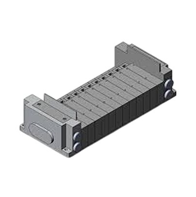 SMC SY5000 series 12 station One-Touch Fitting 6 mm Manifold Base for use with Valve, SS5Y5-11S0-12B-C6-NA [SS5Y5-11S0-12B-C6-NA]; 622-932