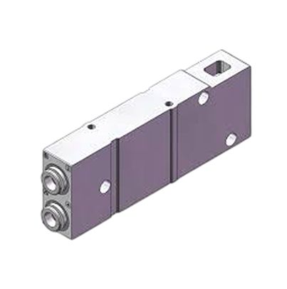 SMC SV3000 Manifold Block, SV3000-50-1A-C8 [SV3000-50-1A-C8]; 622-973