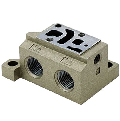 SMC DXT200 series Connection Plate for use with Valve, DXT200-13-1P [DXT200-13-1P]; 622-993