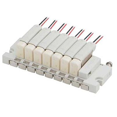 SMC S070 series 4 station M5 Manifold for use with Valve, SS073B01-04C [SS073B01-04C]; 623-086