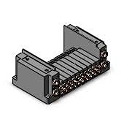 SMC SY3000 series 10 station One-Touch Fitting 6 mm Manifold Base for use with Valve, SS5Y3-10S0-10B-C6-NA [SS5Y3-10S0-10B-C6-NA]; 623-105