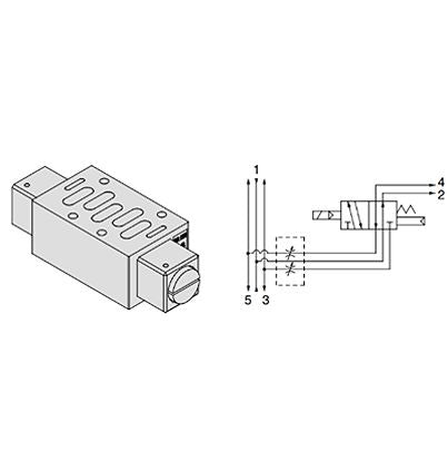 SMC Solenoid Valve - AXT Series [AXT510-32A]; 623-116