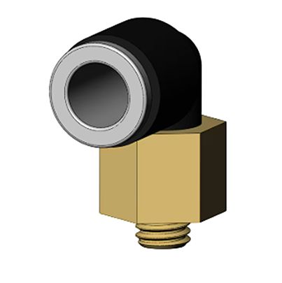 SMC KQ2N Series Instant Coupling, 6 mm to M5 x 0.8 Male, Threaded-to-Tube Connection Style, KQ2N06-M5A-X35 [KQ2N06-M5A-X35]; 623-256