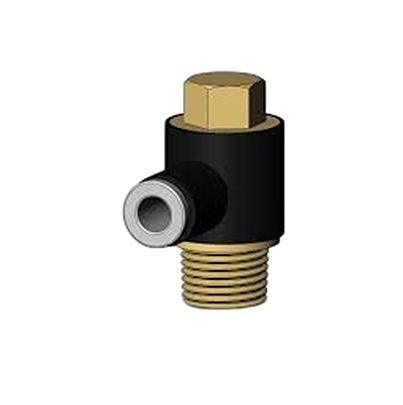 SMC KQ2V Series One-touch Fitting, Push In 8 mm to R 1/4 Male, Threaded-to-Tube Connection Style, KQ2V08-02AS-X35 [KQ2V08-02AS-X35]; 623-270