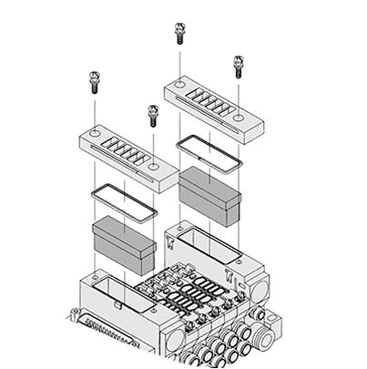 SMC VQ2000 Silencer, VVQ2000-82A-1 [VVQ2000-82A-1]; 623-304
