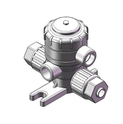 SMC Finger Valve Pneumatic Relay Pneumatic Manual Control Valve LVQ Series, 2.5mm, LVQ20-Z07R-5 [LVQ20-Z07R-5]; 623-357