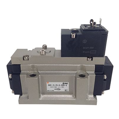 SMC 5/2 & 5/3 Solenoid Valve - Solenoid VS7 Series 24V dc [EVS7-10-FG-D-3CV-Q]; 623-516