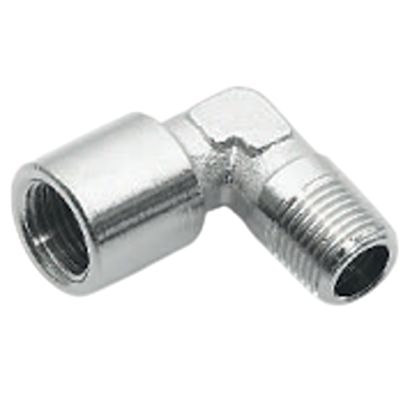 SMC FLM Series Elbow Fitting, R 1/4 to G 1/4, Threaded-to-Tube Connection Style, FLM02-02 [FLM02-02]; 623-554