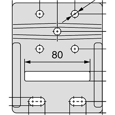 SMC Bracket, INI Series, For Use With Pneumatic Sensor [INI-224-0-56]; 623-623