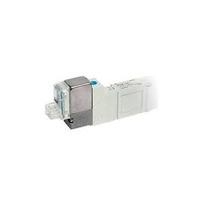SMC 5/2 & 5/3 Solenoid Valve - Solenoid One-Touch Fitting 4 mm SY3000 Series [SY3120-BLO-C4-Q]; 623-730