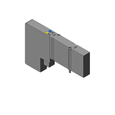 SMC 5/2 & 5/3 Solenoid Valve - Solenoid SY3000 Series [SY3300-5UD1-NA]; 623-736