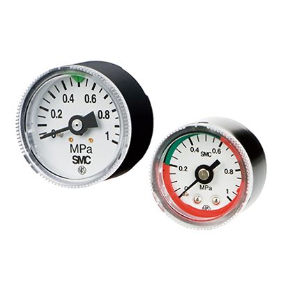 SMC R 1/4 Analogue Pressure Gauge Panel [G43-6-02]; 623-846