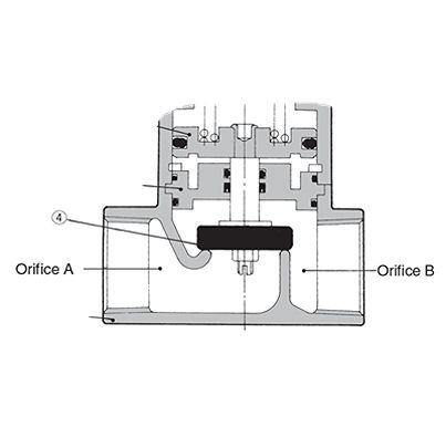 SMC VN Plate, VN1-4BB [VN1-4BB]; 623-917