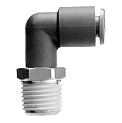 SMC KR Series Straight Fitting, R 3/8 to Push In 10 mm, Threaded-to-Tube Connection Style, KRL10-03SW2 [KRL10-03SW2]; 623-976